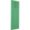 Ekena Millwork True Fit PVC San Miguel Mission Style Fixed Mount Shutters, Lilly Pads, 18W x 42H, PR TFP001SM18X042LP - alternate 4